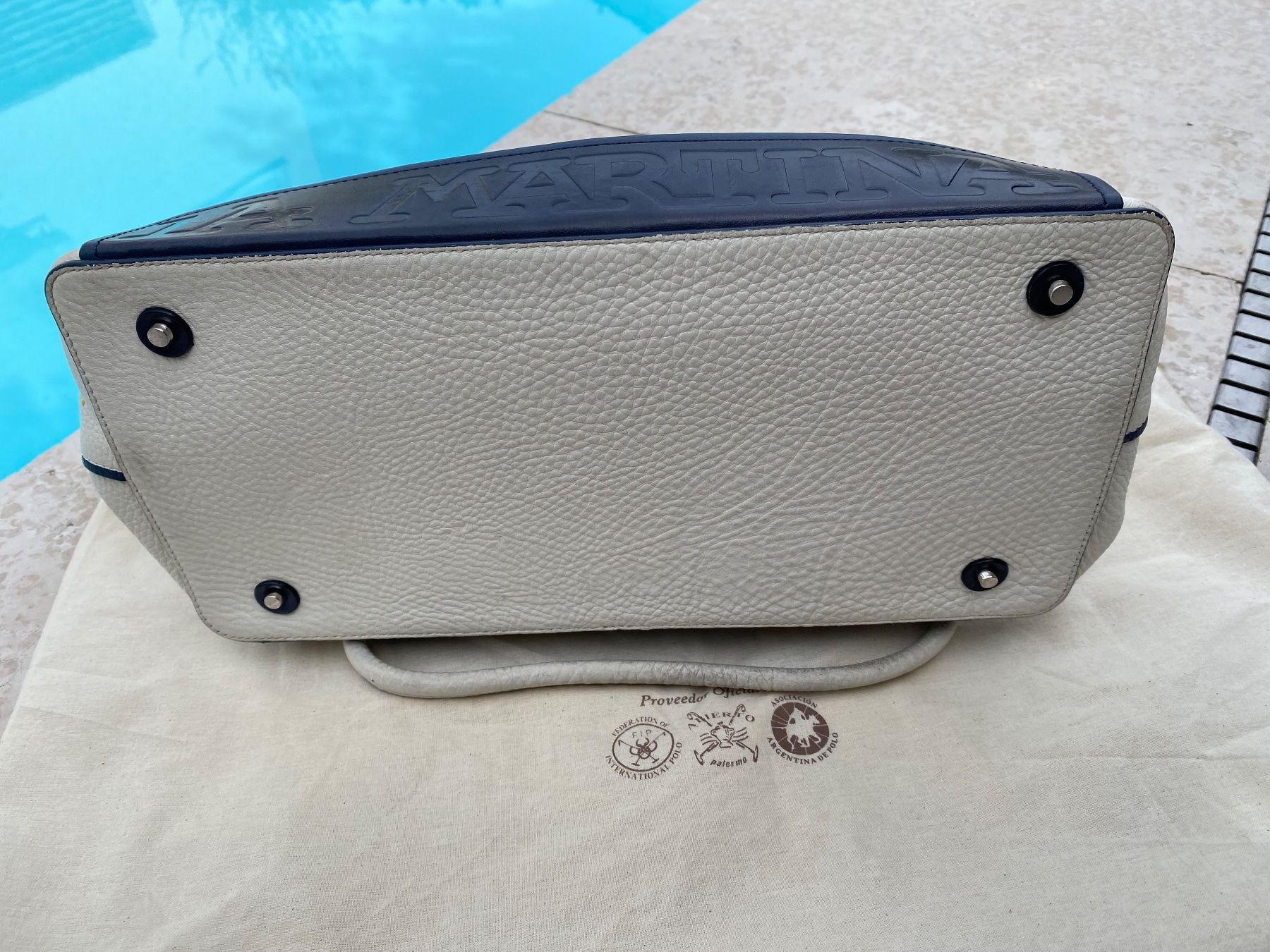 La Martina Borse da donna: LA MARTINA Tasche weiss – Usato da Muhen venduto da Sonnenerbse 4