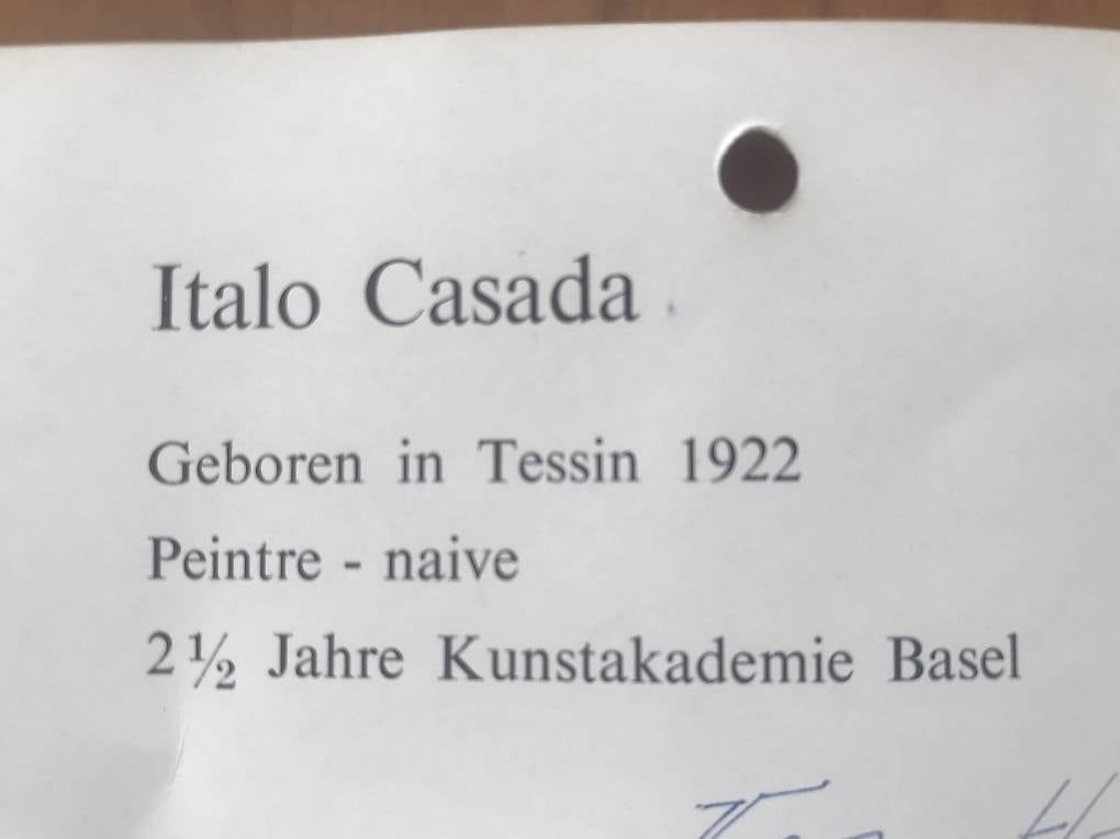 Foto & Immagini: Bild von Italo Casada – Usato da Riehen venduto da Stelli44 1