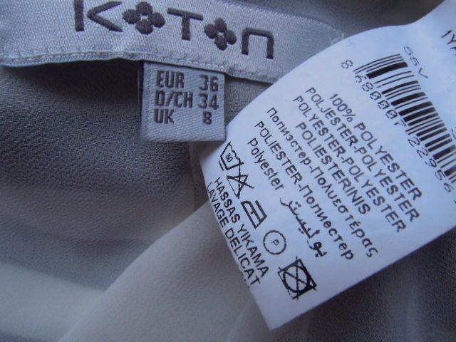 Vestiti: Gr. 34 / 36  KOTON Kleid schwarz weiss – Usato da Basel venduto da FRAU.ZAUBER.MOND 3