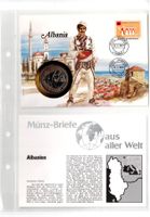 Albanien_1987_Münzbrief mit Beschreibung