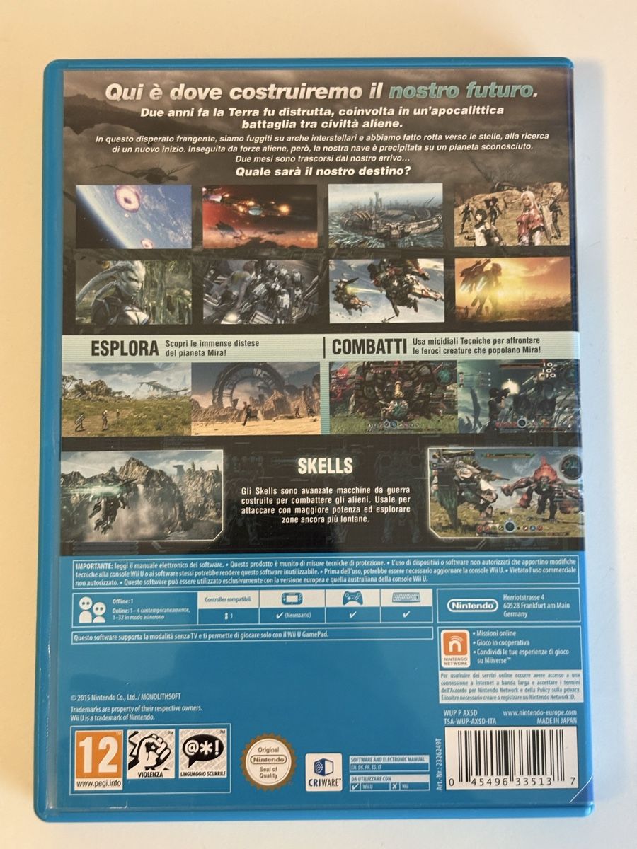 Nintendo Giochi: Xenoblade Chronicles X for Wii U Nintendo – Nuovo (secondo la descrizione) da Zürich venduto da Collecting-World 1