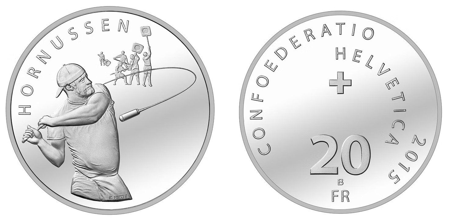 Tutti le monete: 2015. 20 FR. Hornussen. – Nuovo (secondo la descrizione) da Solothurn venduto da Numis_4500