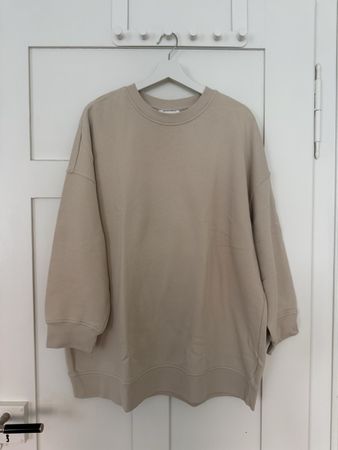 Damen Obersize Pullover beige