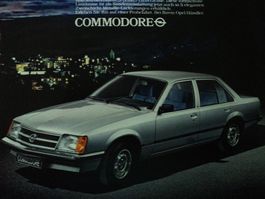 Prospekt Blatt Opel Commodore Berlina 1980