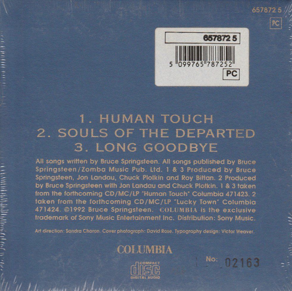 CD: BRUCE SPRINGSTEEN HUMAN TOUCH cd single numbered cut out cas – Nuovo e nell'imballaggio originale da Vezia venduto da Aquarius_Age 1
