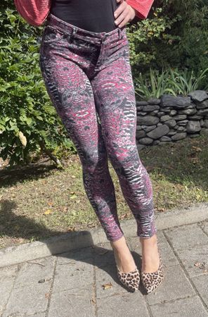 Skinny Jeans Leggings multicolore-tg M/L-autunno