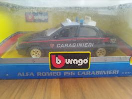 Alfa Romeo 156 Carabinieri 1:24 Burago Italy