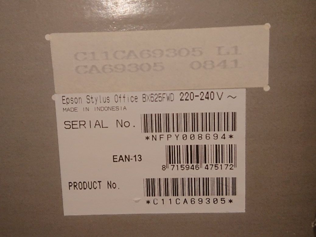 Epson Stampanti: Drucker Epson BX625FWD – Nuovo e nell'imballaggio originale da Büren an der Aare venduto da creazioneshop 5