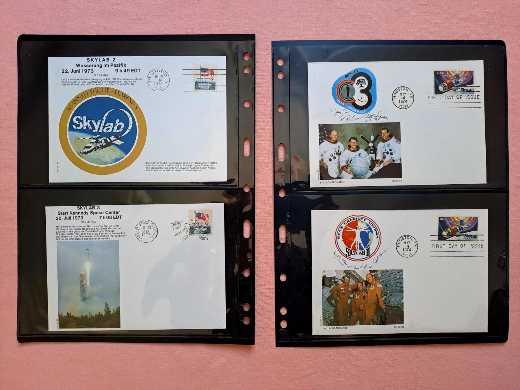 Tutti i francobolli: hübsche Sammlung Flugbriefe USA 1969 - 1977 – Usato da Ostermundigen venduto da pedru8 4
