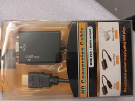 HDMI to VGA Adapter Converter Cable, Plug & Play