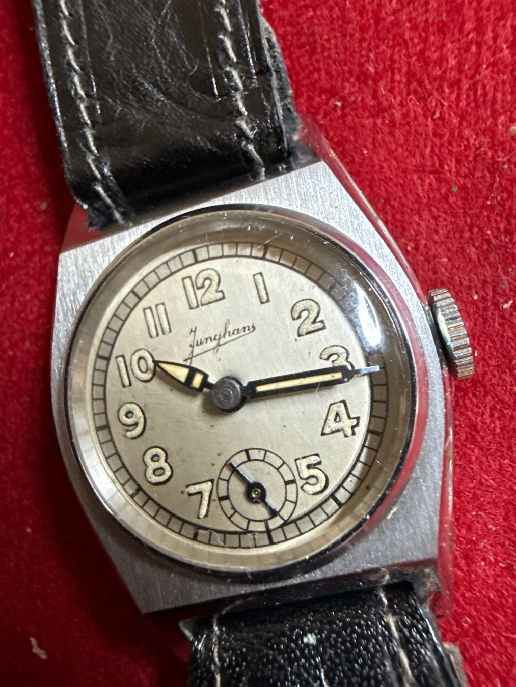 Junghans Orologi: Junghans Art Deco 26 mm Nos – Difettoso da Pfeffingen venduto da Allhandelklgwatches