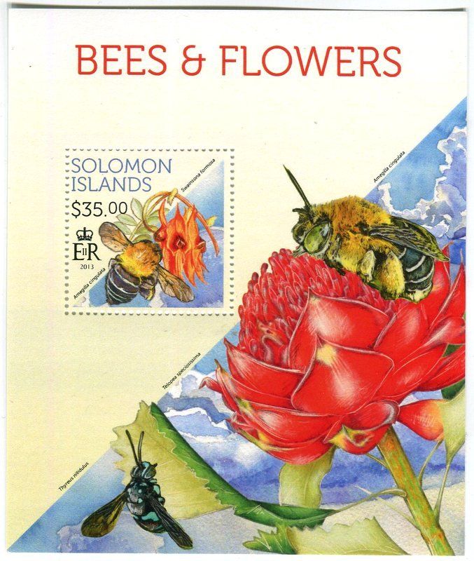 Tutti i francobolli: Block "Bienen". Salomonen. – Nuovo e nell'imballaggio originale da Basel venduto da Butsch5