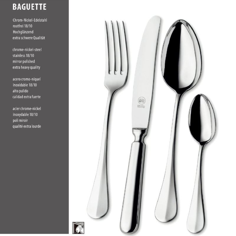Set di posate: CS Solingen Besteck BAGUETTE Set 24-tlg. – Nuovo e nell'imballaggio originale da Wettingen venduto da kochshop 1