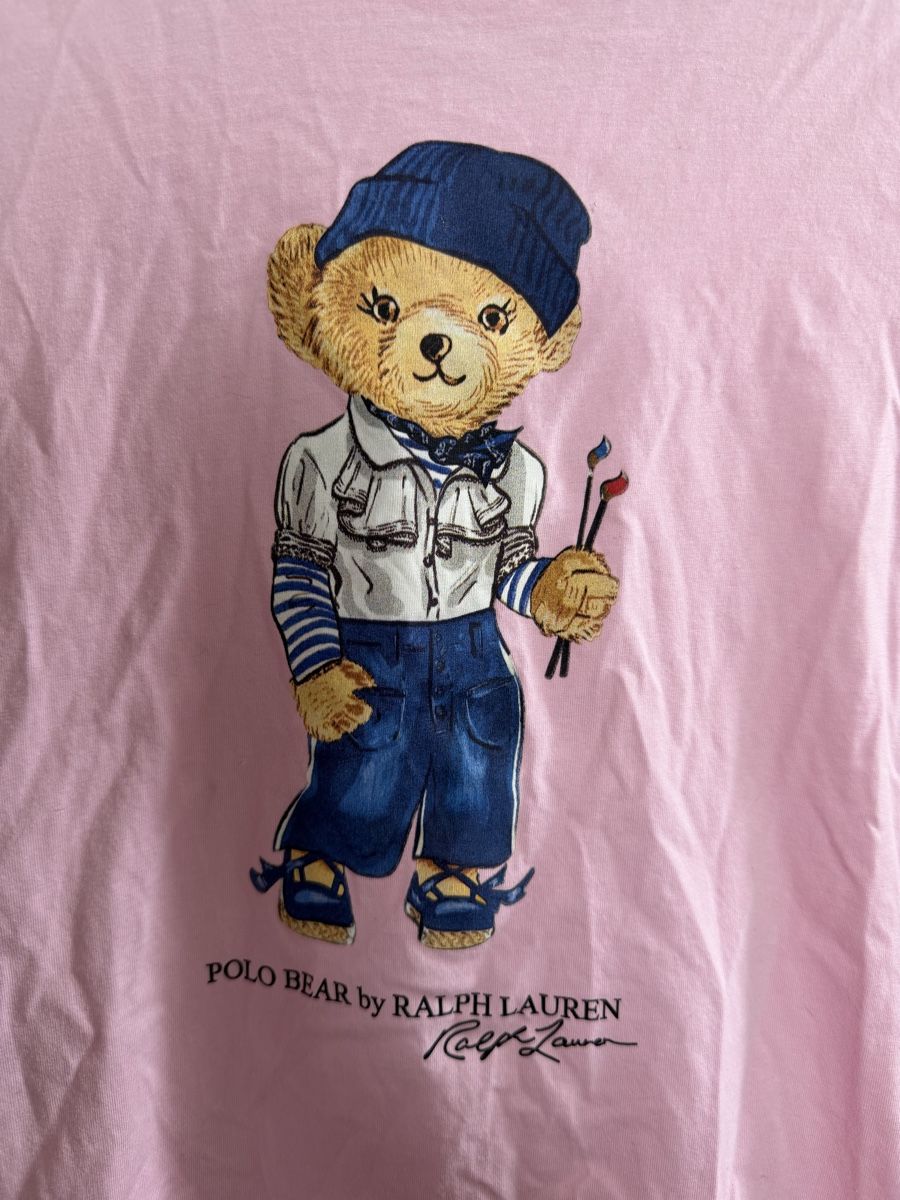 T-shirt: Pink Polo Bear T-Shirt Gr. M  – Nuovo (secondo la descrizione) da Weiach venduto da nou_t2x8 1