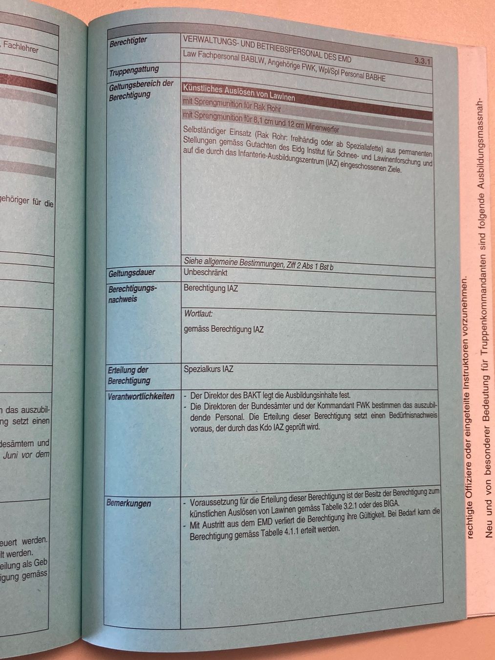 Bücher: Reglement Einsatz Munition mit Sprengwirkung Schweizer Armee – Gebraucht aus Brütten von Hst1 2