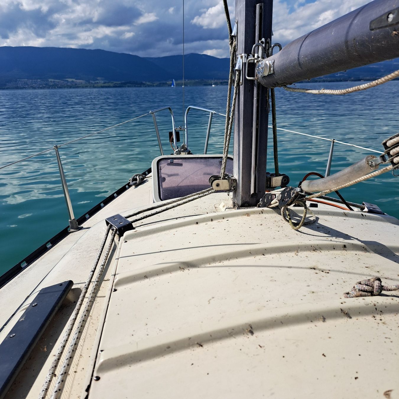 Bateaux: Kleinyacht+Hafentrailer am Neuenburgersee – D'occasion à Rosshäusern par objekte-24 5