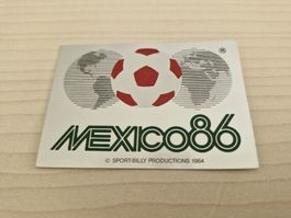 Mexico 86 Fussball WM Panini Original 1984 guter Zustand!