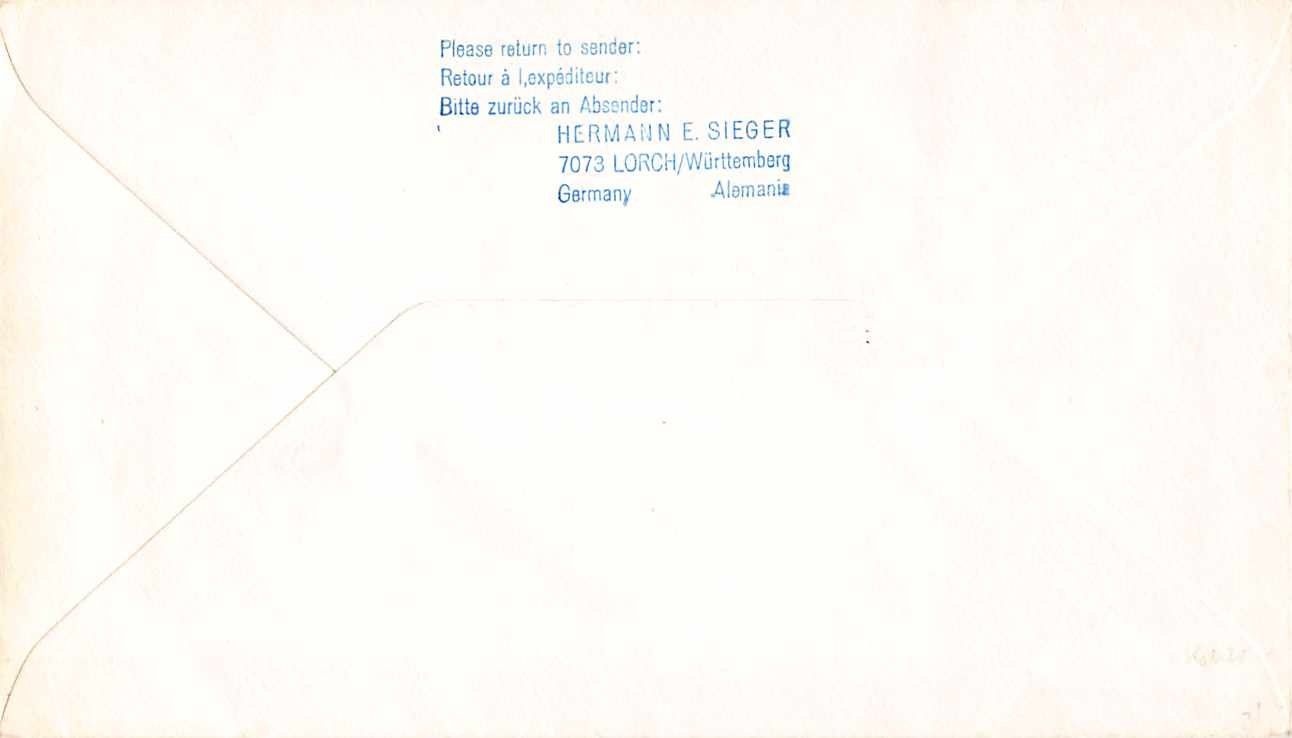 Alle Briefmarken: TOP Flugbrief: 1. Flug MONTEVIDEO - GENF, RF66.22b SIEGER – Gebraucht aus Lufingen von Rac0 1