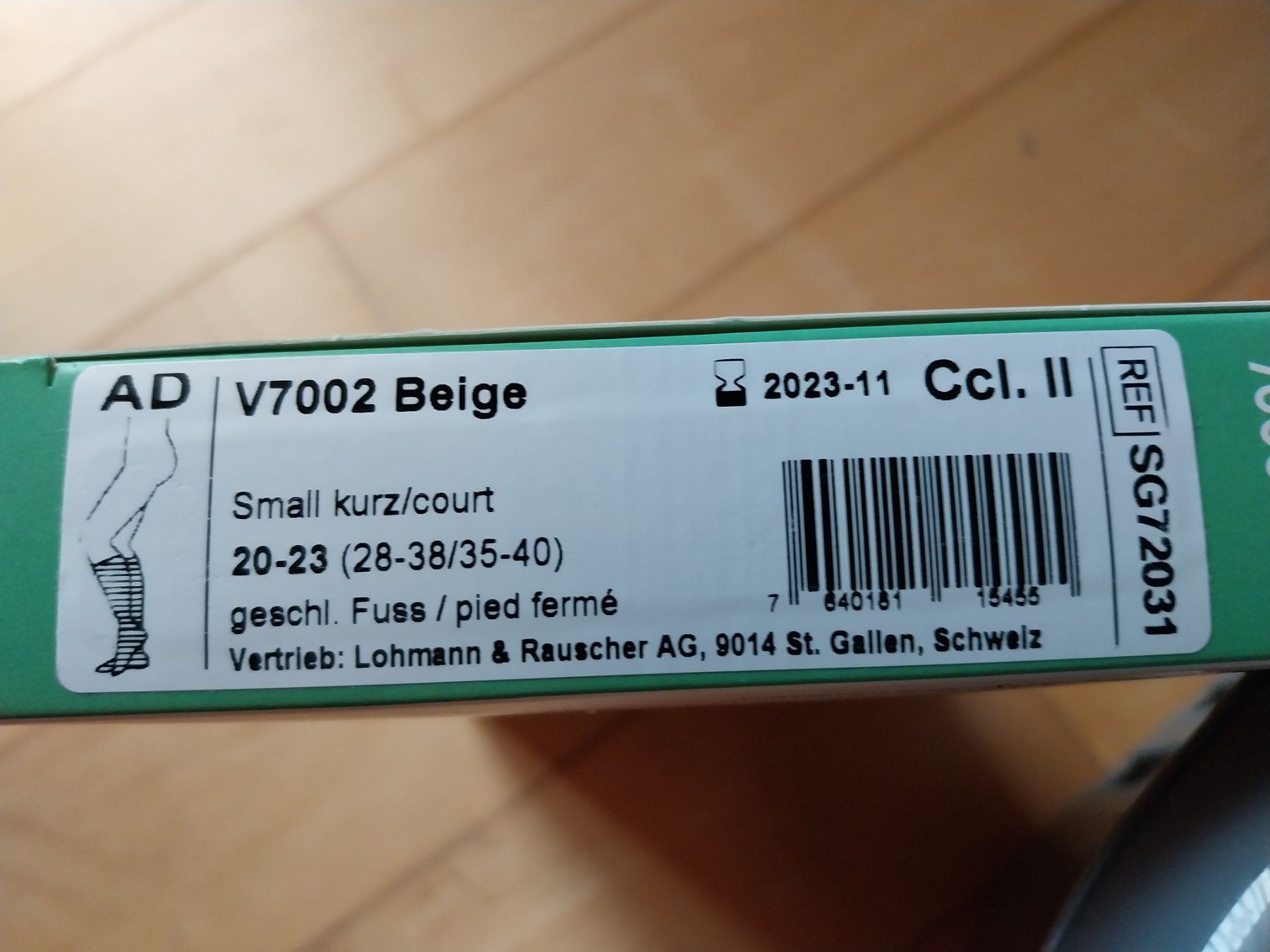 Attrezzature mediche: medizinischer Kompressionstrumpf Venosan 7000 – Nuovo e nell'imballaggio originale da Nesselnbach venduto da Julitiger 1