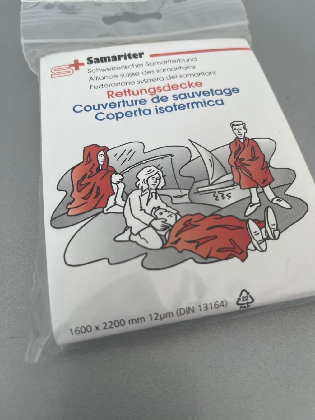 Kit di pronto soccorso: Rettungsdecke/Notfalldecken Neu – Nuovo e nell'imballaggio originale da Unterägeri venduto da flu_zp5d 1