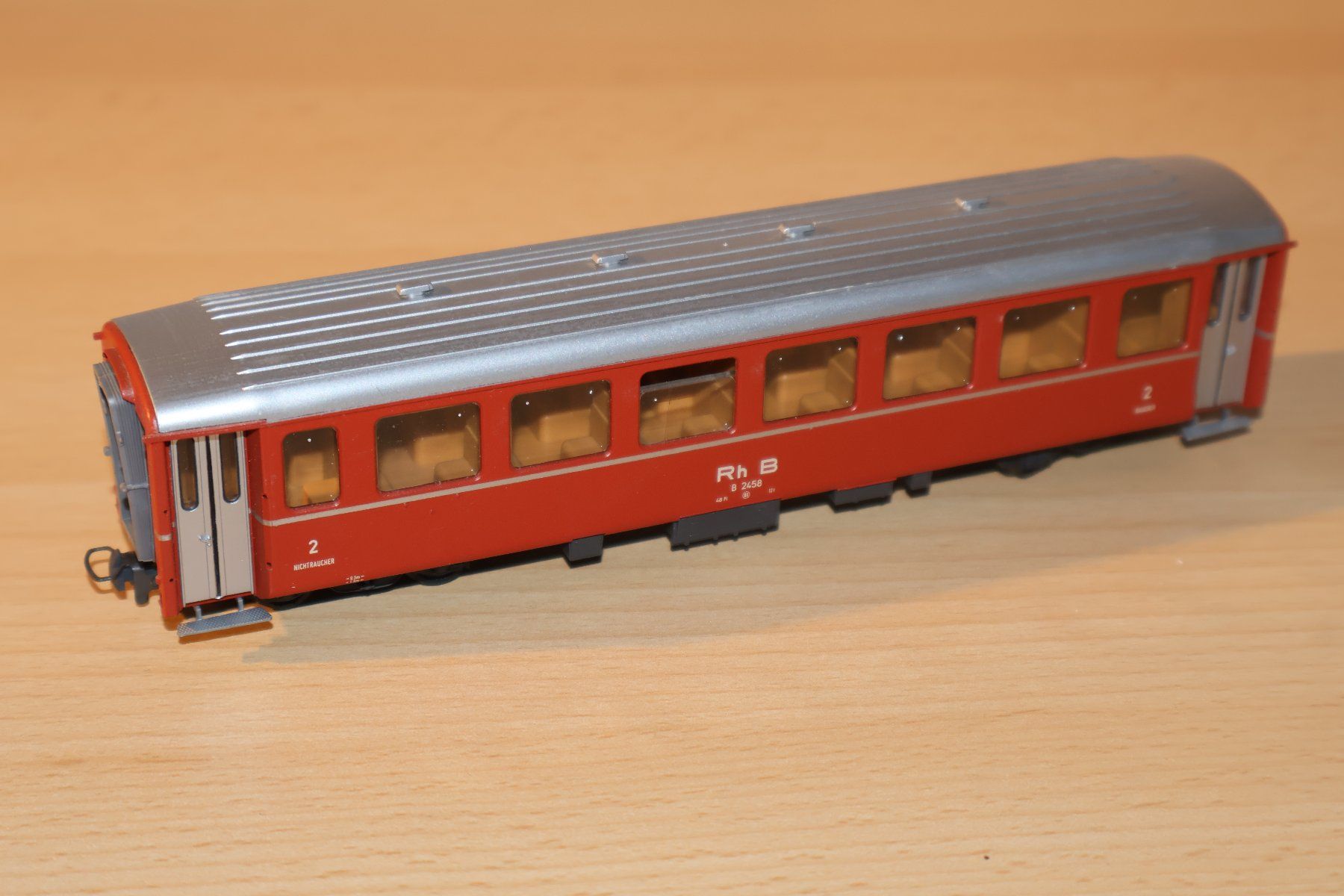Bemo Modellini di ferrovie: 3 Bemo Personnenwagen rot – Usato da La Tour-de-Peilz venduto da valoute 4