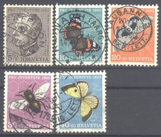 1950, Pro Juventute, ohne Falz, gestempelt