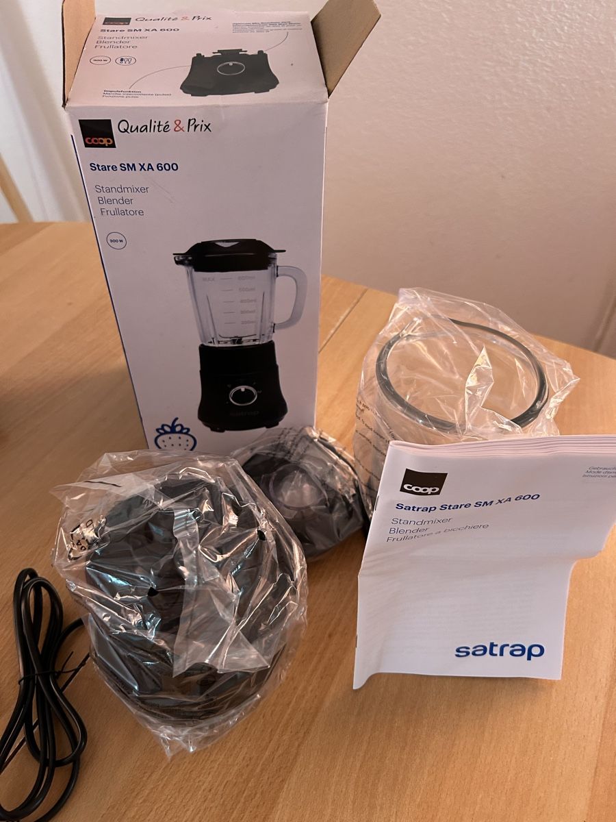 Coop Appareils de cuisine: Blender satrap xa 600 – Neuf avec emballage d'origine à Yvonand par Trojkarouge