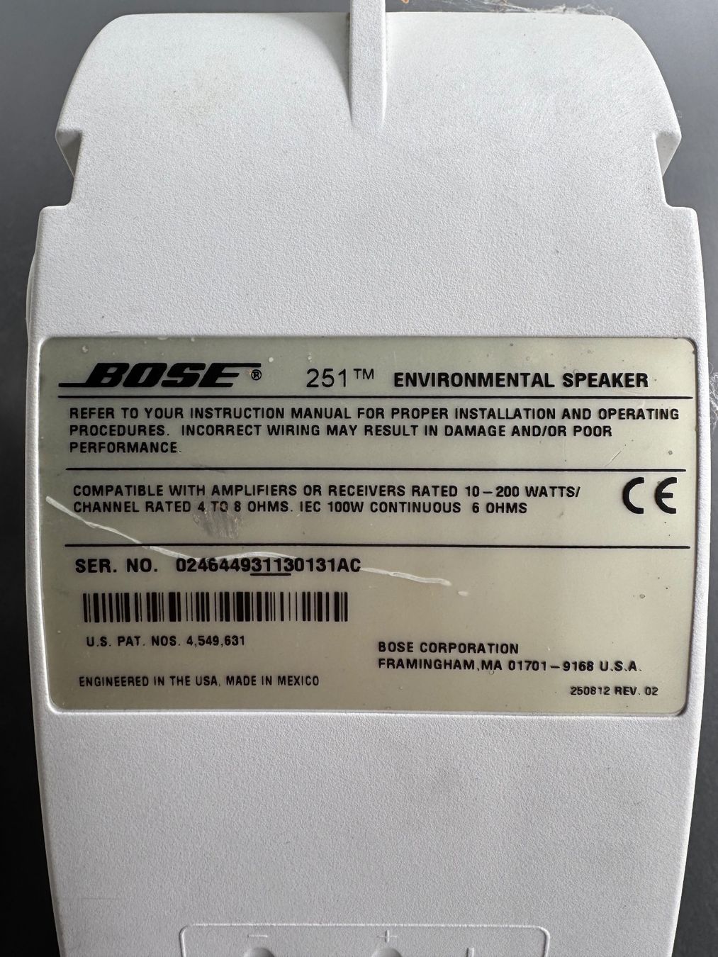 Bose Casse acustiche: Bose 251 Aussenlautsprecher 1 Paar – Usato da Wiler b.Utzenstorf venduto da Awidmer8 3