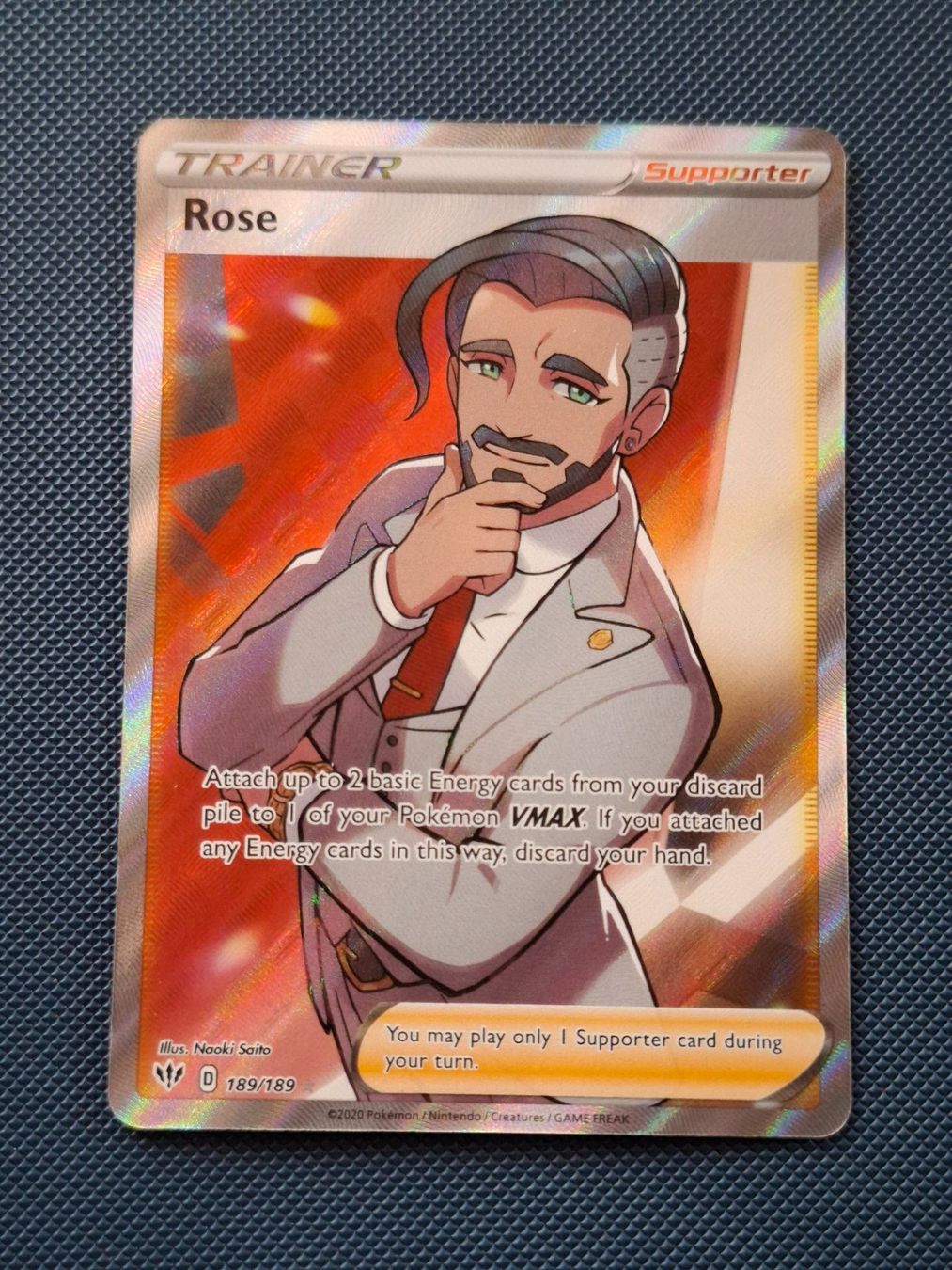 Pokémon Carte collezionabili: Pokemon Rose 189/189 Darkness Ablaze – Nuovo (secondo la descrizione) da Gammen venduto da Karbax