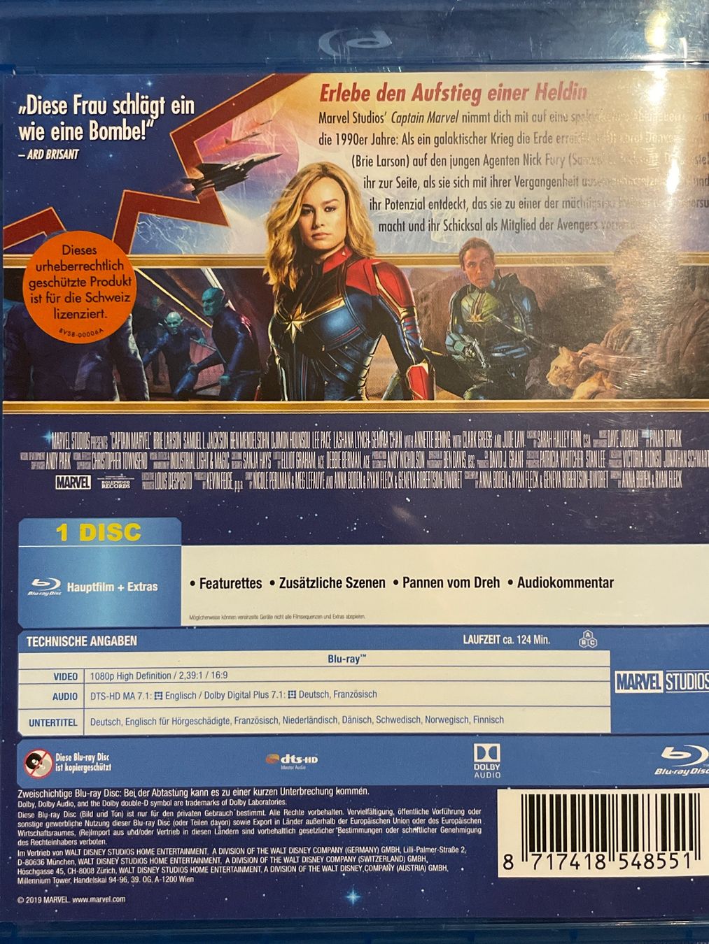 Tutti i DVDs: Captain Marvel  (2019) – Nuovo (secondo la descrizione) da Waldenburg venduto da Gonzo8 1