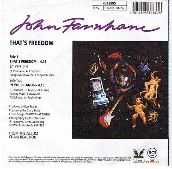 Vinyles: Farnham John: That's Freedom 7" – D'occasion à Steinhausen par Vilivinili 1