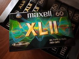 Maxell XLII 60 CrO2 Audio Kassetten, 10 Stk, Sammlerqualität