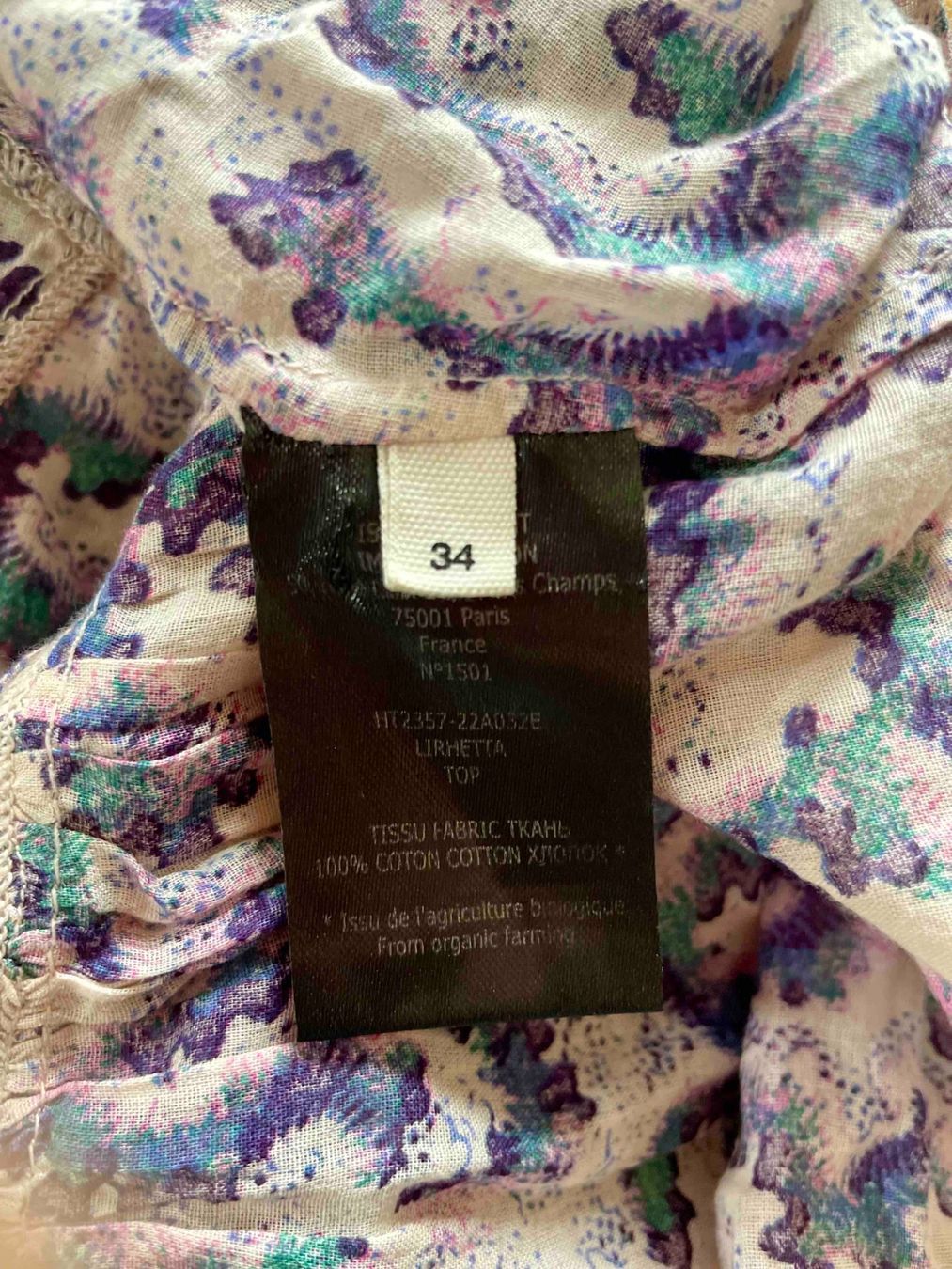 Isabel Marant Top: Isabel Marant Etoil Lirhette top, 34 – Usato da Vevey venduto da sae_x6fg 7