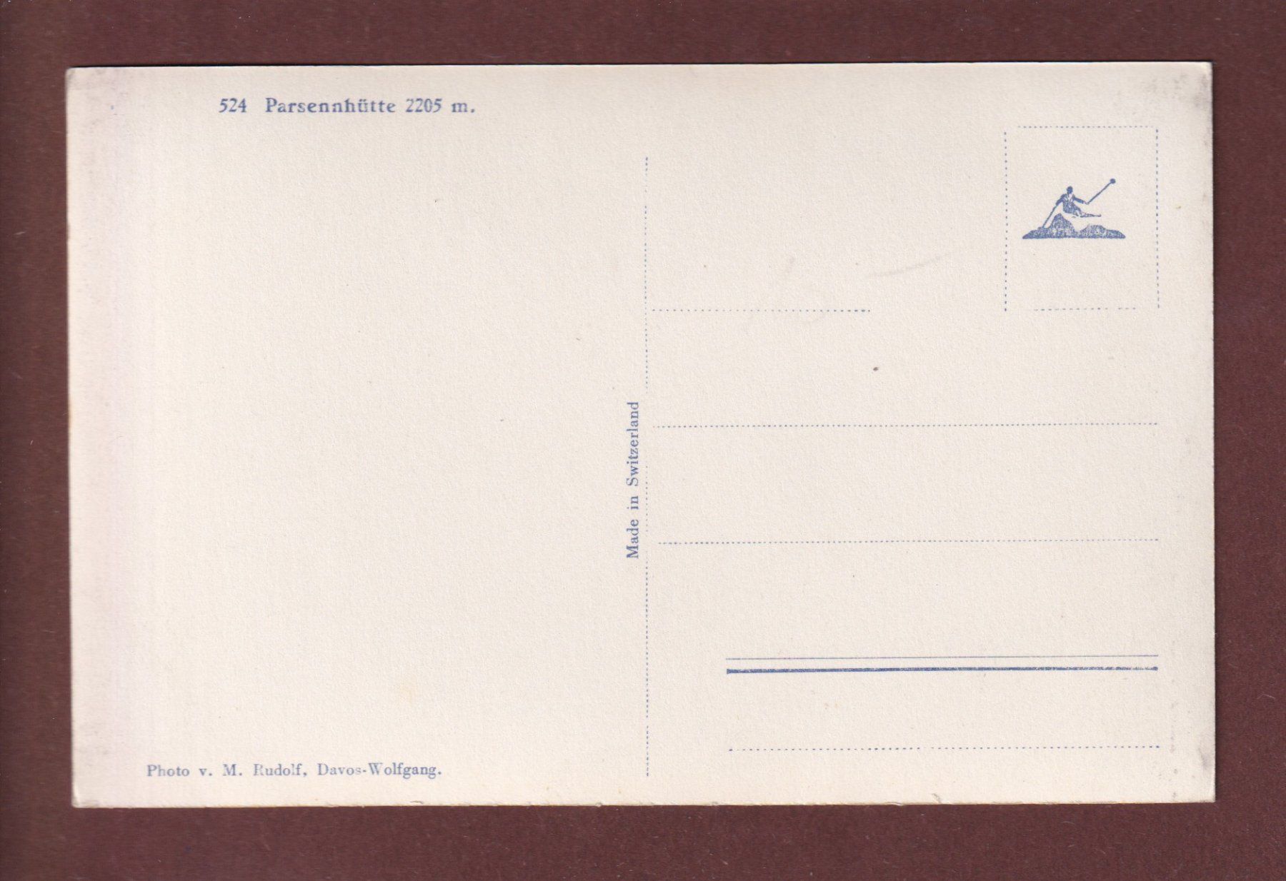 Cartoline postali: DAVOS - Parsennhütte – Usato da Pully venduto da nicecards 1
