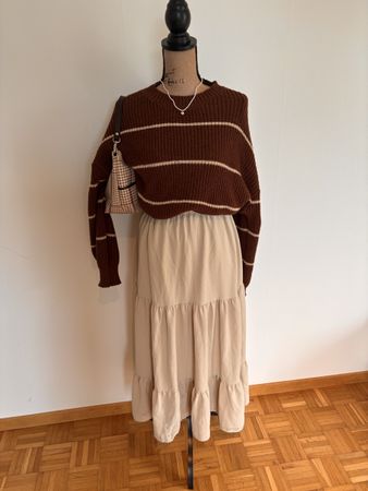 Warmer Strickpullover, Grösse L (oversize)
