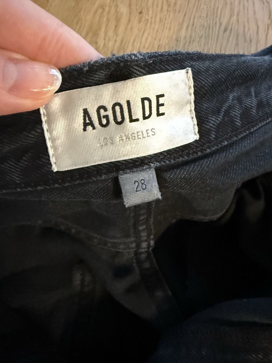 Agolde Jeans: Black Denim Agolde Jeans – Usato da Bottmingen venduto da Itsclaire 4