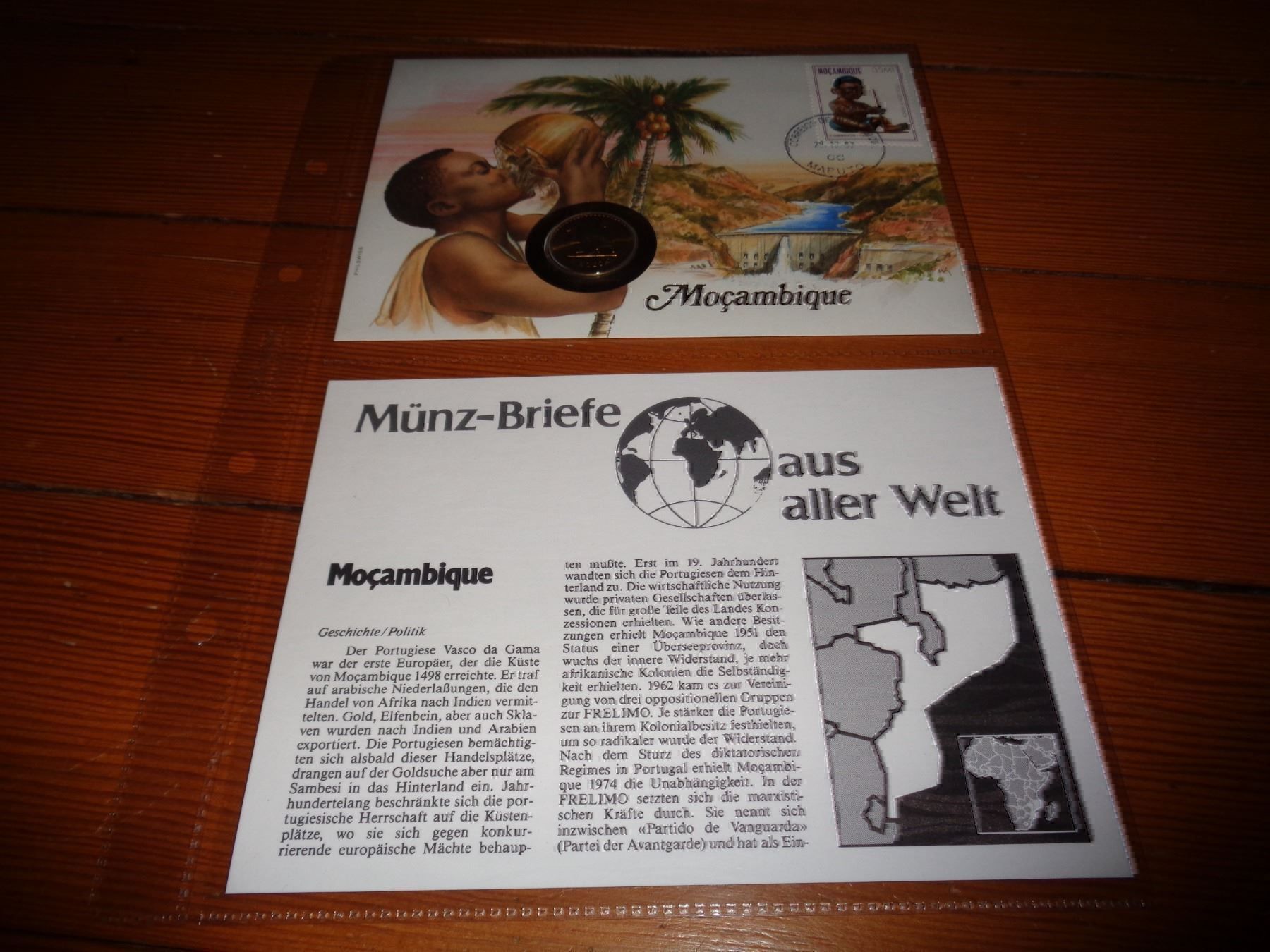 Tutti le monete: Münzbrief Mocambique – Usato da Olten venduto da Disc-Verkauf
