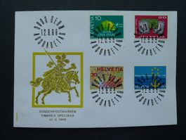 1968 Nr. 457-460 auf FDC