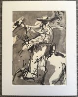 Pablo Picasso - Originale Vintage-Lithographie von 1961