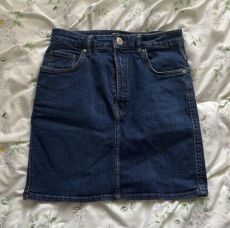 Zara Jeansrock Gr. S - Dunkelblau