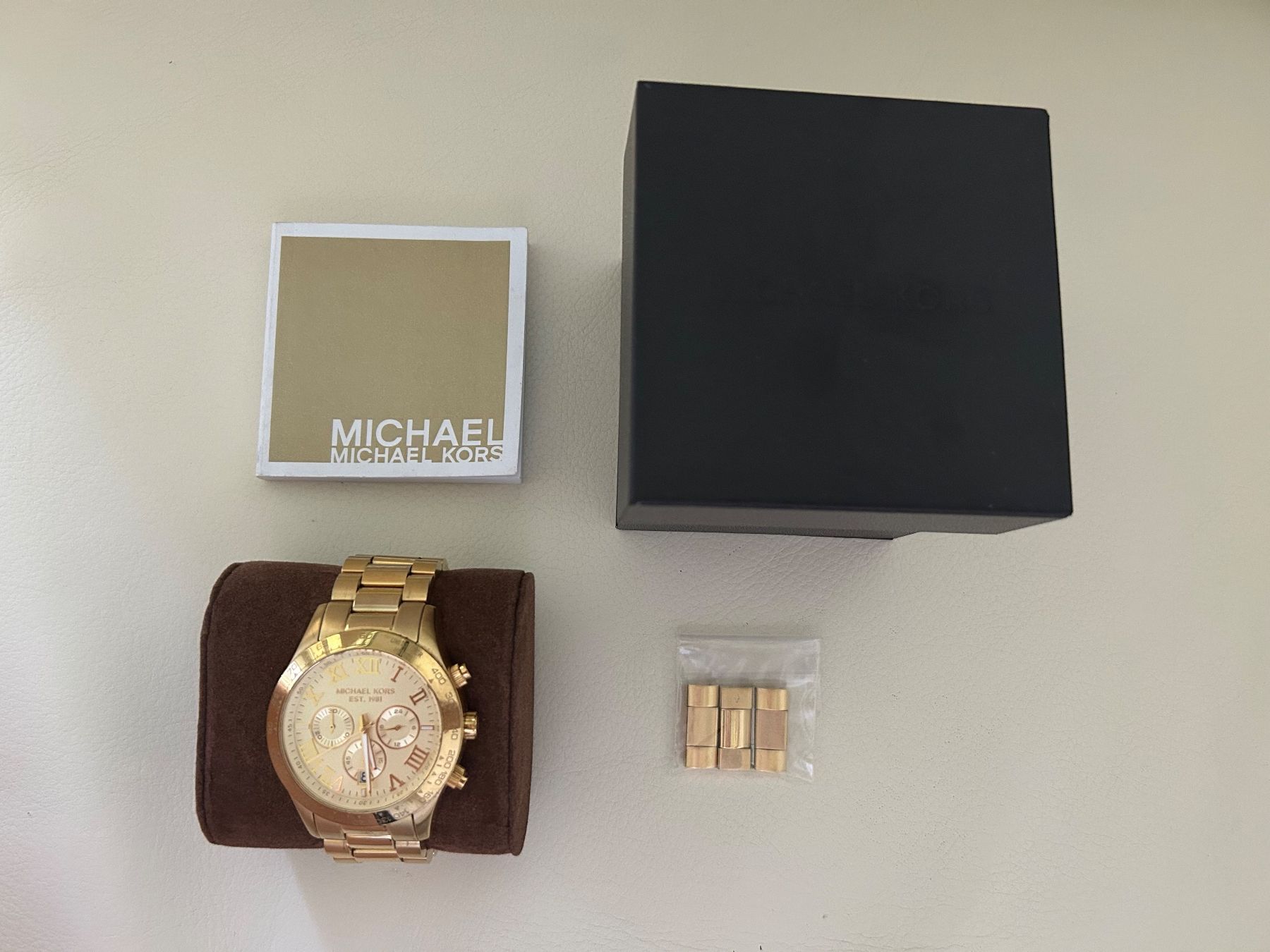 Michael Kors Orologi: Michael Kors Uhr Chrono Gold – Usato da Liestal venduto da Blueberrymuffin._ 2