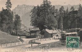 Les Marécottes (VS) – Bahnhof und Dent de Morcles