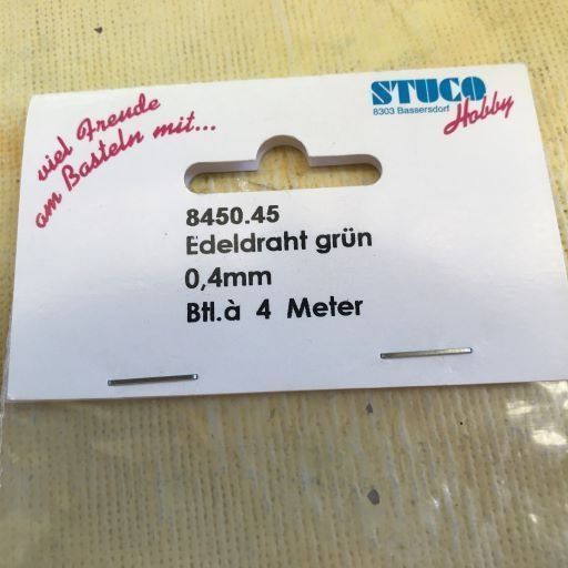 Kit bricolage: LOT EDELDRAHT GRÜN 0.4MM – Nuovo e nell'imballaggio originale da Ostermundigen venduto da Kari1937 4