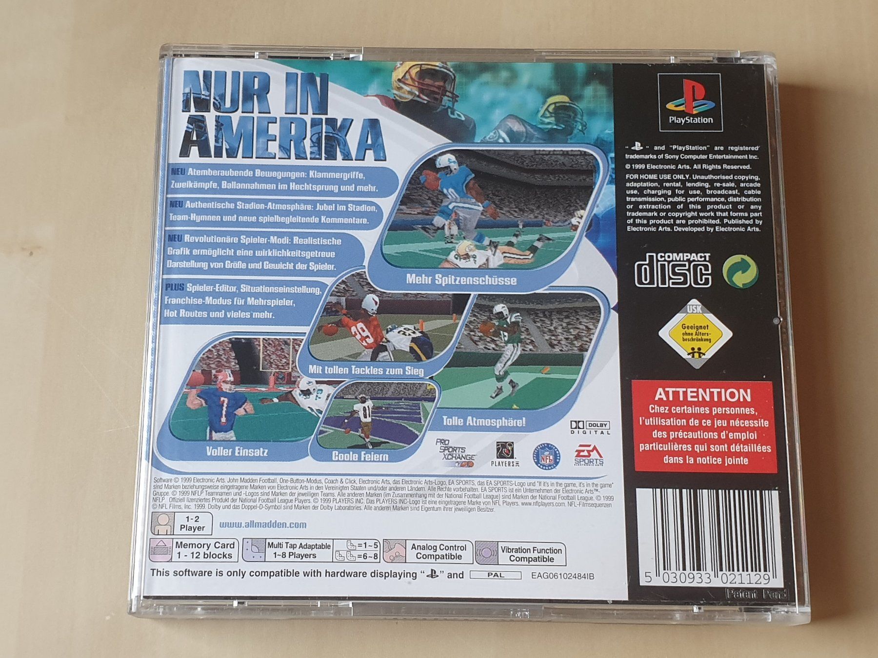 NFL Giochi: Madden NFL 2000 – Usato da Stansstad venduto da collectorsshop 1