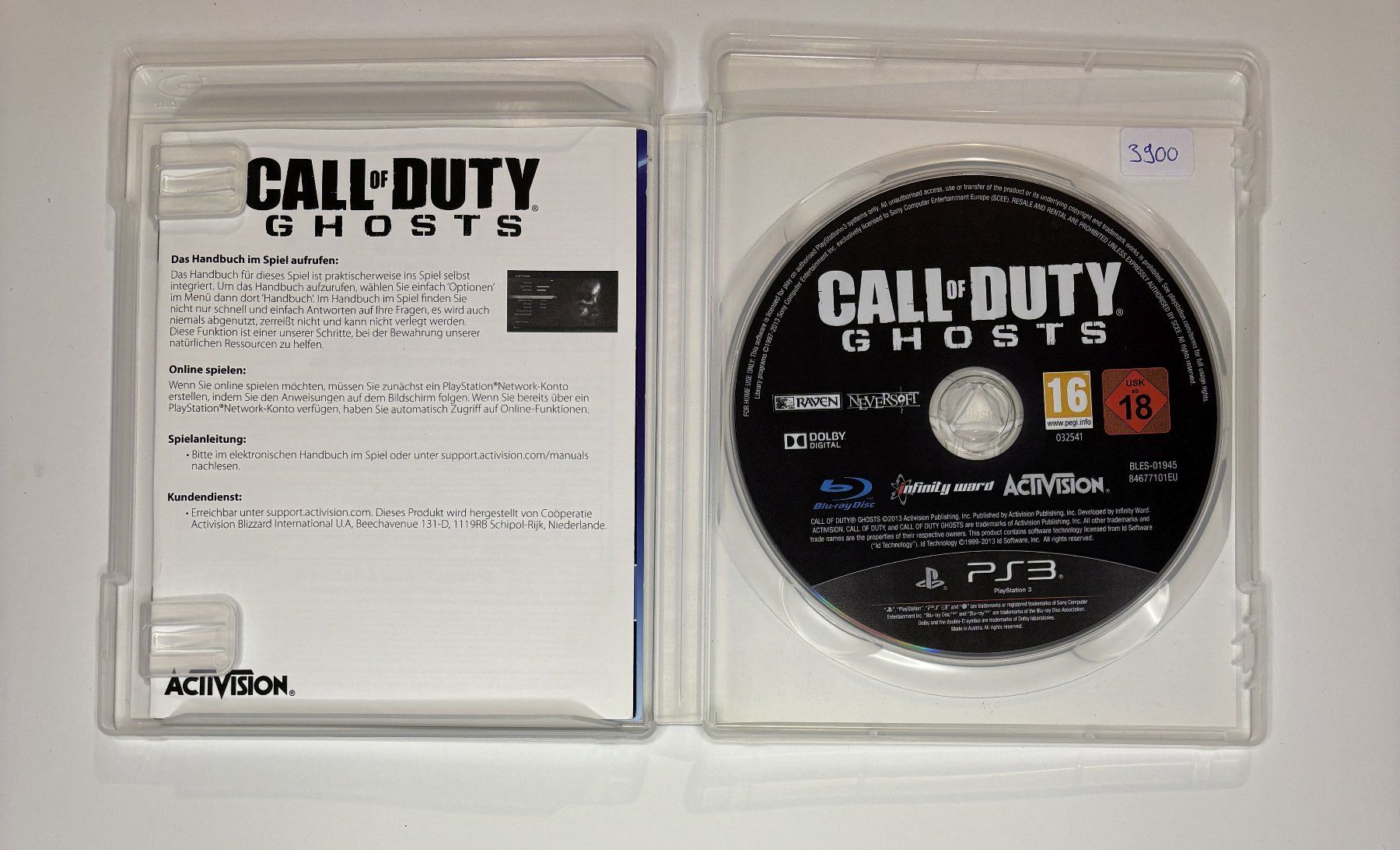 Giochi: PS3 - Call of Duty: Ghosts – Usato da Allschwil venduto da Bullach 1
