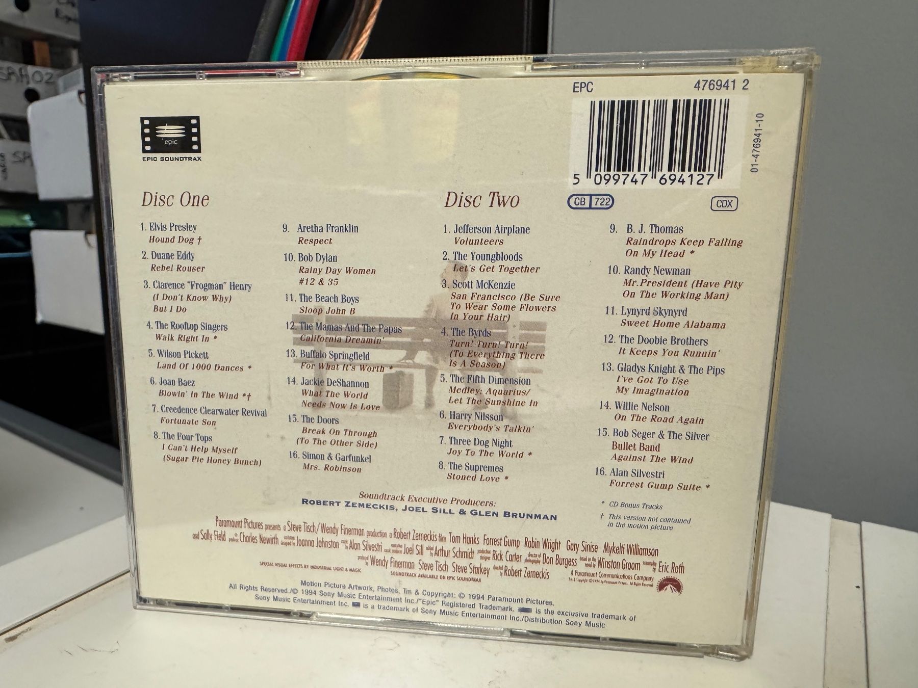 CD: Forrest Gump - The Soundtrack - SRA05B – Usato da Küsnacht ZH venduto da pdproject 1