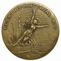 Spiegel - Miroir - Medaille - Elektro-Material A.G. - Zürich