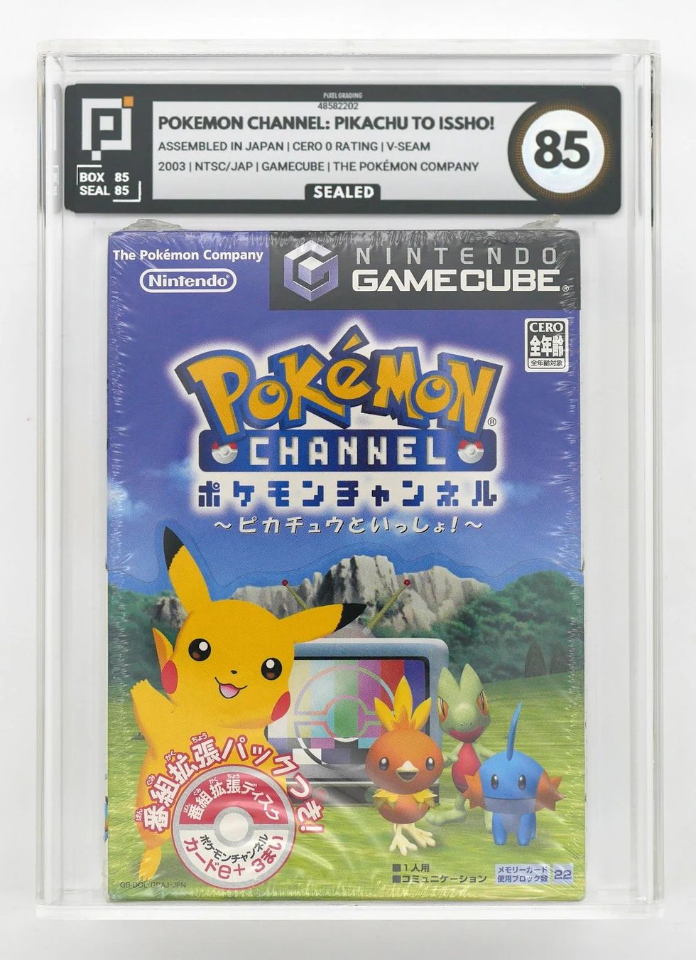 Spiele: Pokemon Channel Gamecube Sealed Pixel Grading 85 Japanese – Neu und originalverpackt aus Schüpfen von RetroSteelix