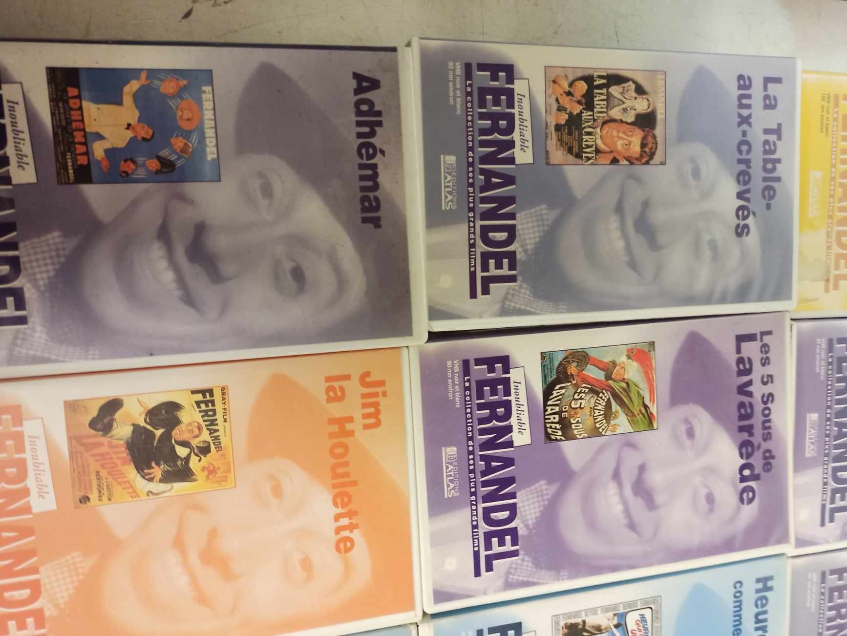 Tutti i VHS: 17 X VHS  Fernandel – Usato da La Chaux-de-Fonds venduto da Emmaus2300CDF 8