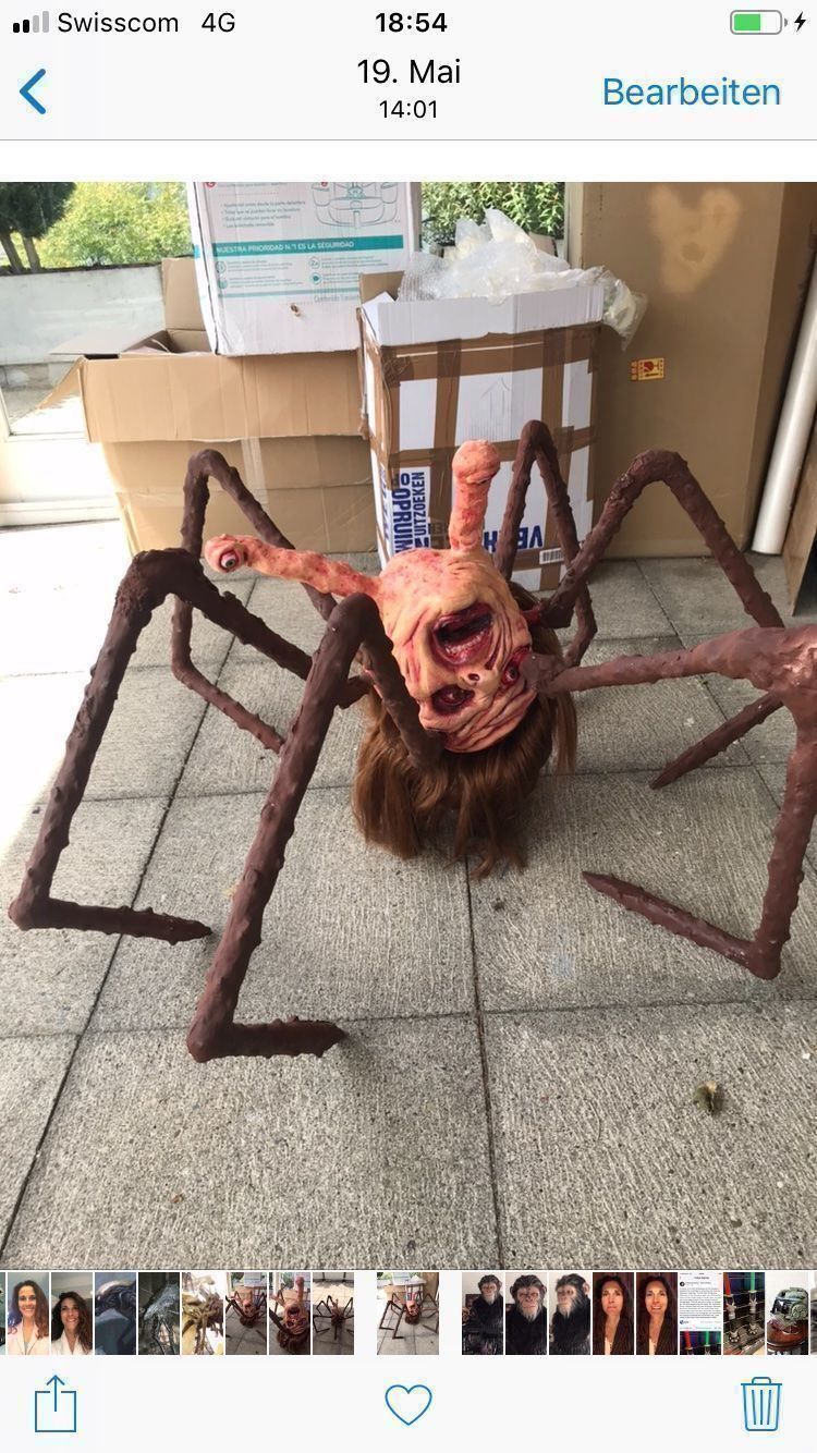 Figuren: Seltener 1:1 Spiderhead The Thing not Sideshow Horror – Gebraucht aus Schlieren von Moviepropde